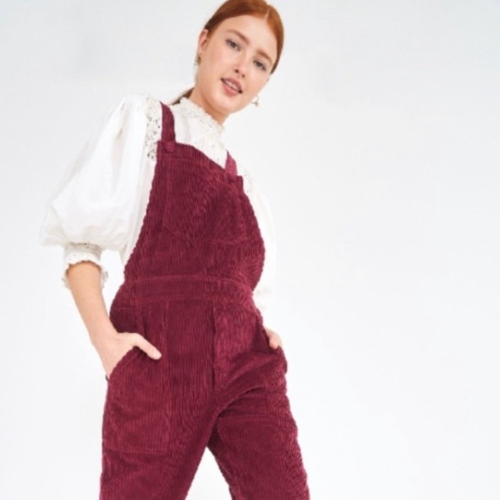 Farm Rio corduroy overalls